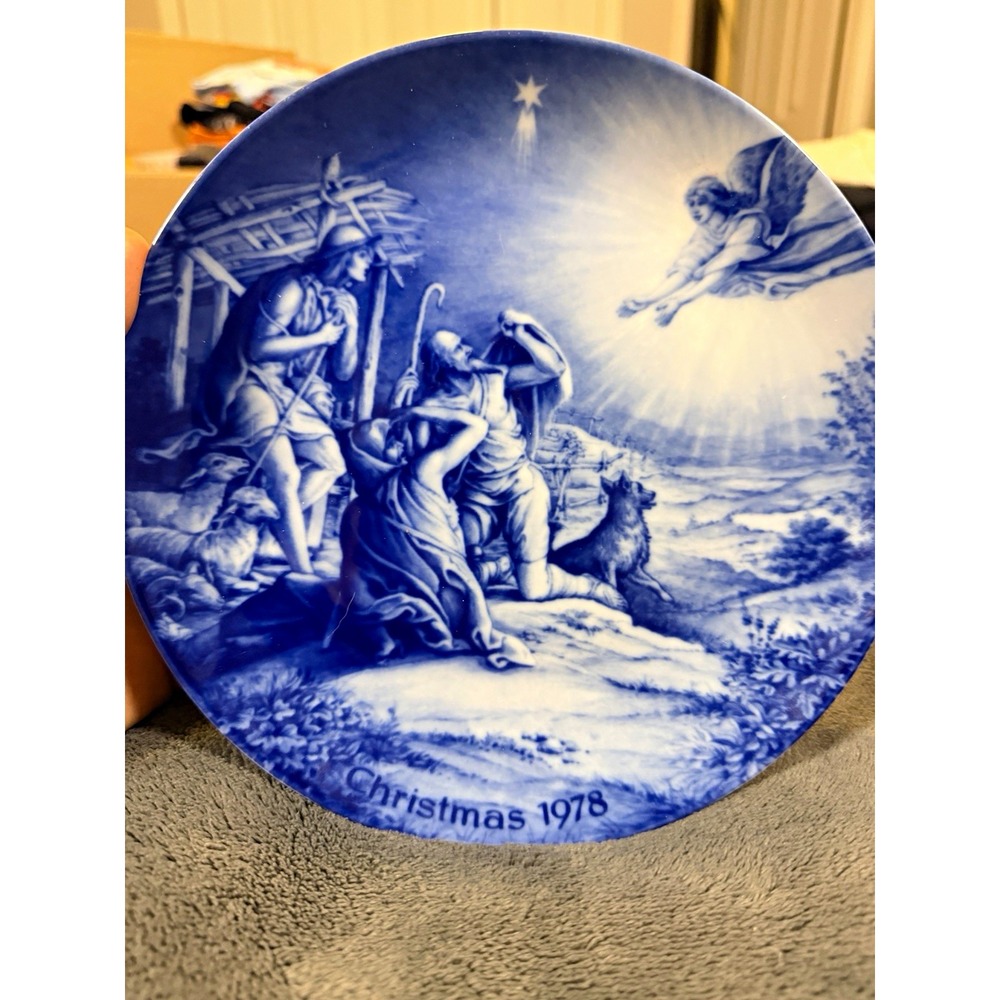 Kaiser 1978 Porcelain Plate Shepherds in the Field Limited Ed West Germany